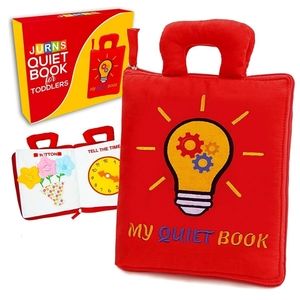 Quiet Book for Toddlers - Red